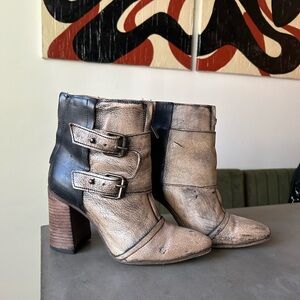 Freebird Joey - Women's Tan Leather Ankle Boots